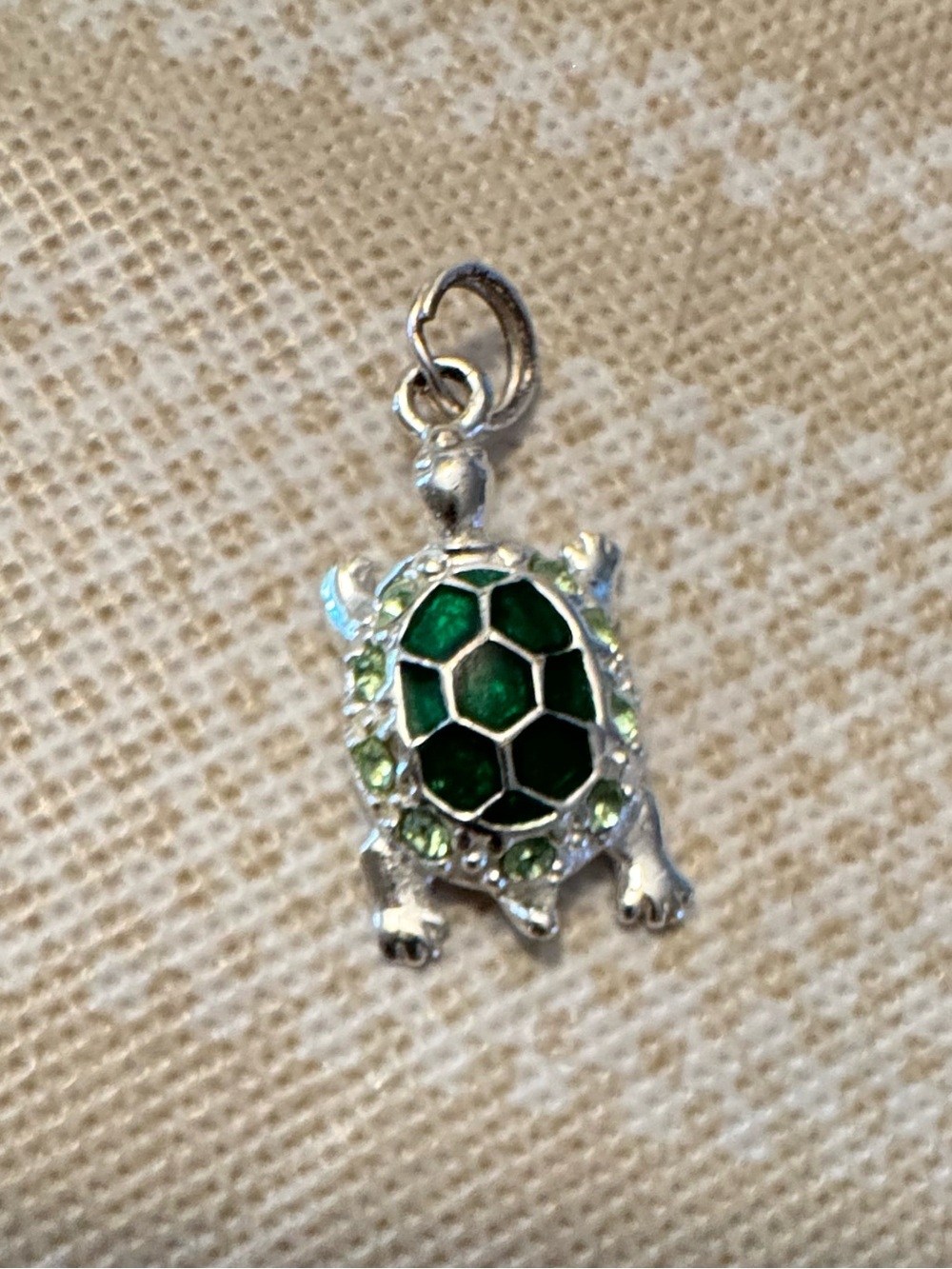 925 turtle charm